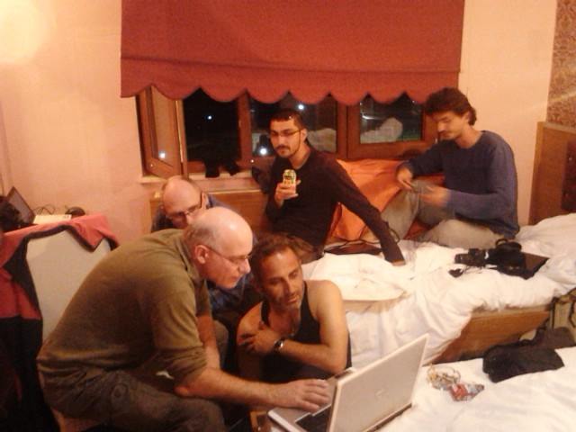 Discussing the next day field exploration